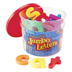 Jumbo Magnetic Letters - Lowercase Letters